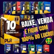 Pacote Completo com 10 Cursos PLR em Vídeo + 17000 eBooks PLR + Direitos de Revenda e Bônus Exclusivos!