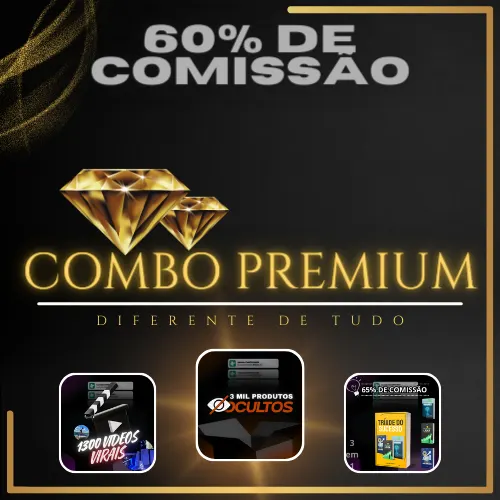 3 mil produtos ocultos + 1300 vídeos virais + 3 ebooks de ensino para o sucesso