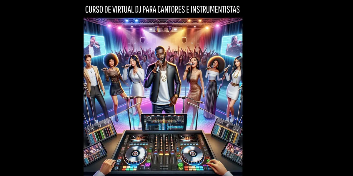 Curso de Virtual Dj para Cantores e instrumentistas que usam Playbacks