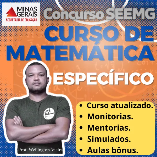 CURSO SEEMG - EXCLUSIVO PARA PROFESSORES DE MATEMÁTICA - 2023
