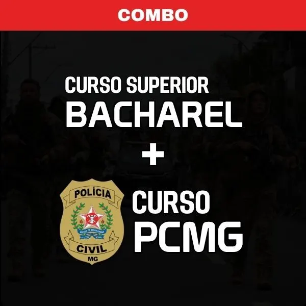 COMBO | PCMG + BACHAREL (Pedagogia) EM CUTA DURAÇÃO