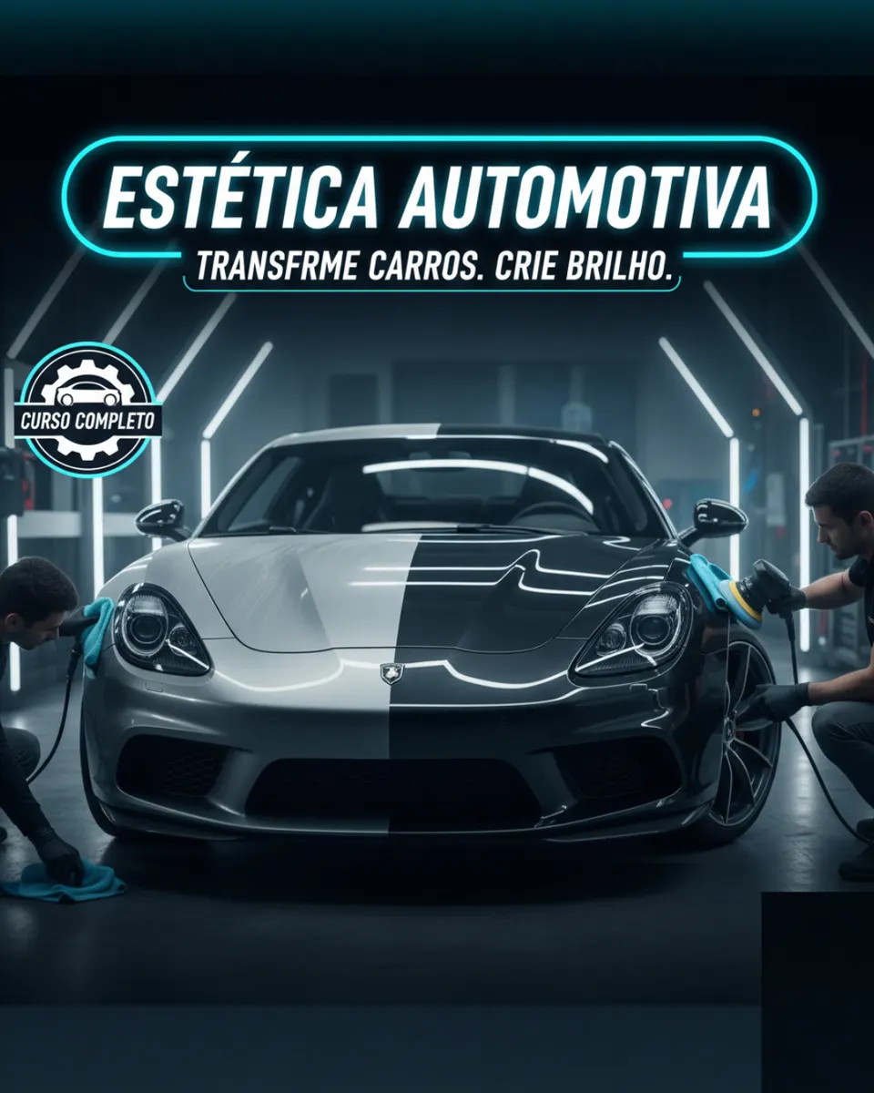 Estética Automotiva na Prática (do zero ao profissional) 🚗✨