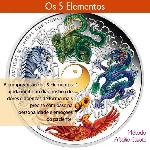 Estudo dos 5 ELEMENTOS com base em psicossomática e metafísica