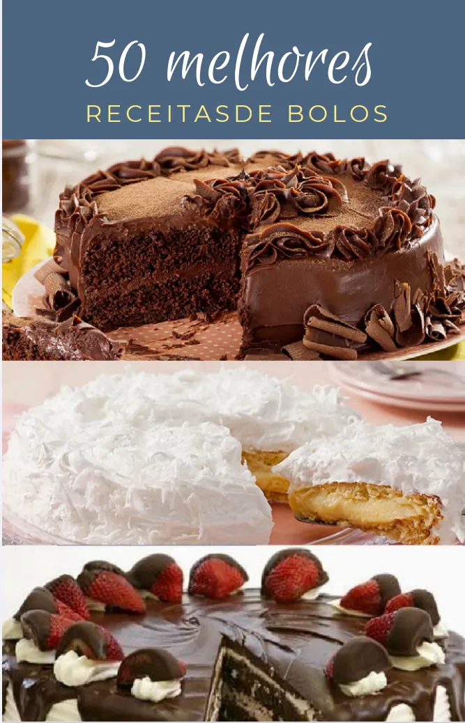50 Receitas de Bolos Caseiros