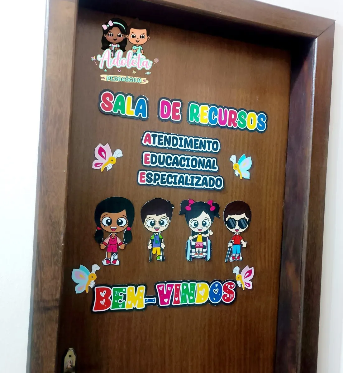 Painel Porta Sala de Recursos