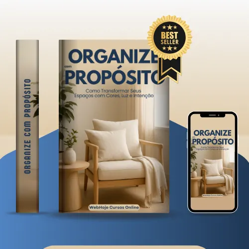 Manual Organize com Propósito: Como Transformar Seus Espaços com Cores, Luz e Intenção