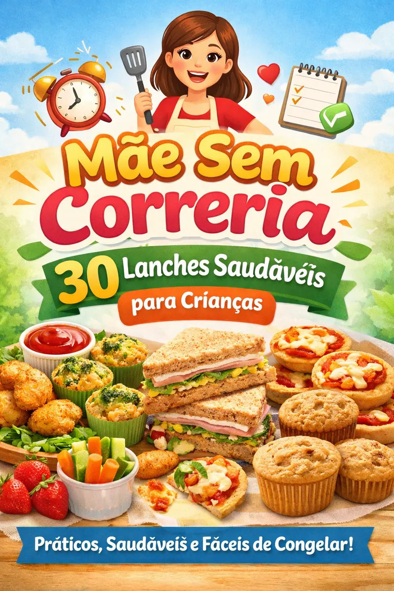 Mãe Sem Correria: 30 Lanches Saudáveis para Crianças