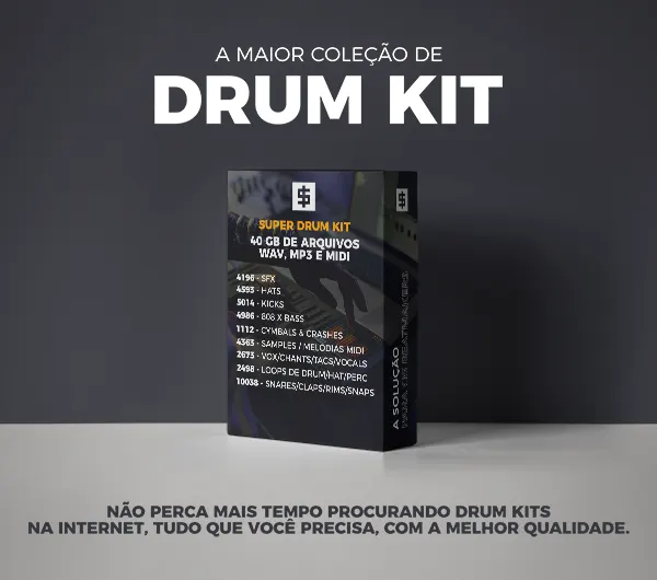 SUPER DRUM KIT - SAMPLE PACK PRODUÇÃO MUSICAL
