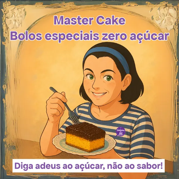 Curso Master Cake de bolos especiais zero açúcar (diet)