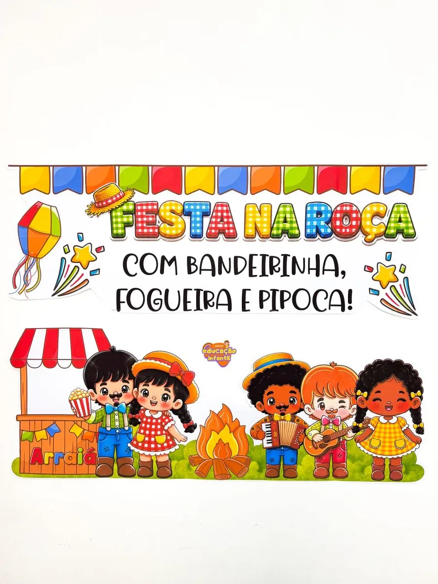 Painel Festa Junina na roça🔥🌵