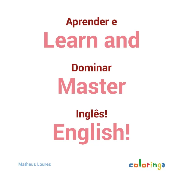 Coloringa - Curso Aprender e Dominar Inglês
