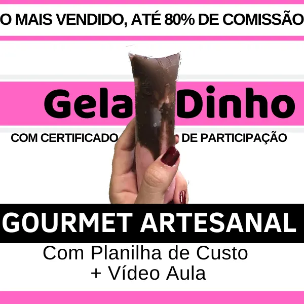 Curso Geladinho Gourmet Artesanais