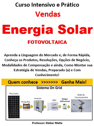 Energia Solar - Curso "Vendas de Energia Solar Fotovoltaica"
