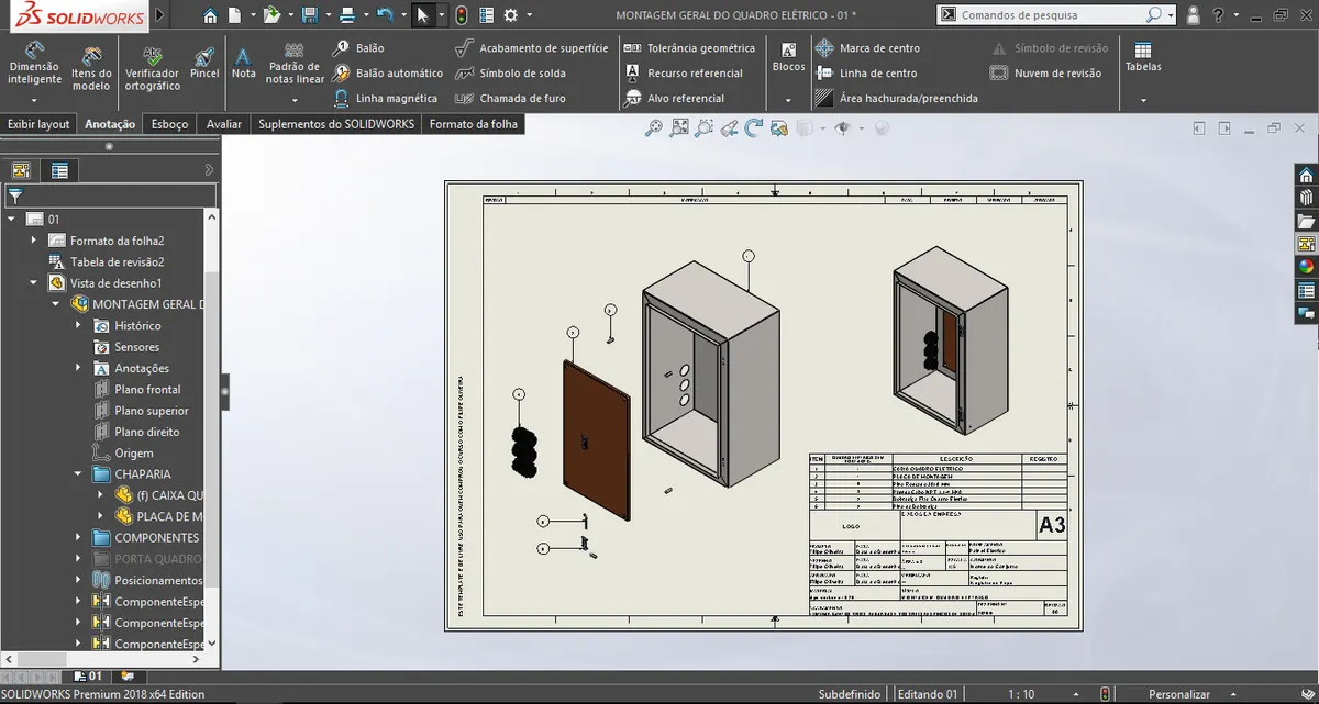 COMO CRIAR O SEU PRÓPRIO PROJETO NO SOLIDWORKS