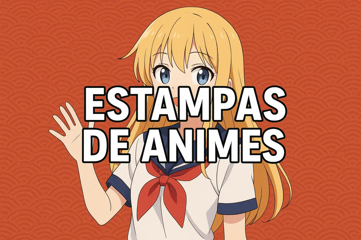 Quarto Pack de Estampas de Animes - Arte Pronta para Vender e Lucrar!