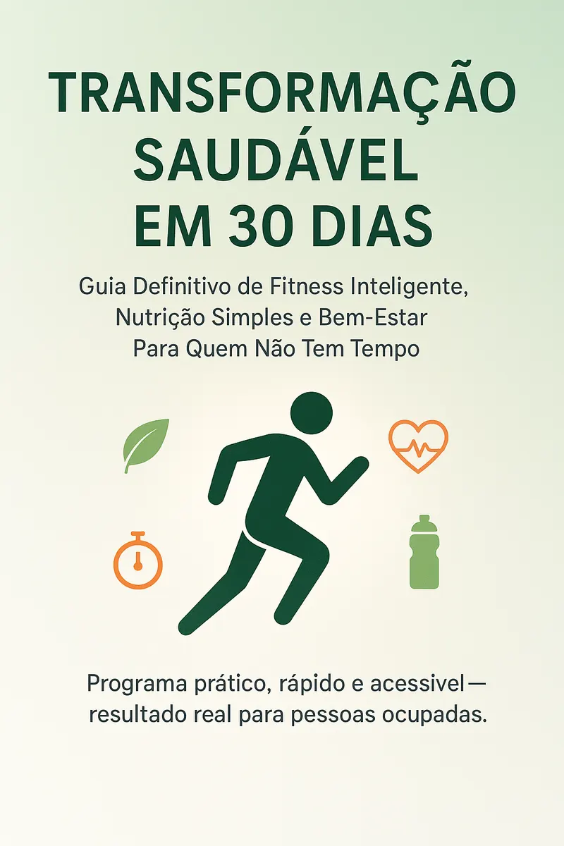 Guia Definitivo de Fitness Inteligente, Nutrição Simples e Bem-Estar Para Quem Não Tem Tempo