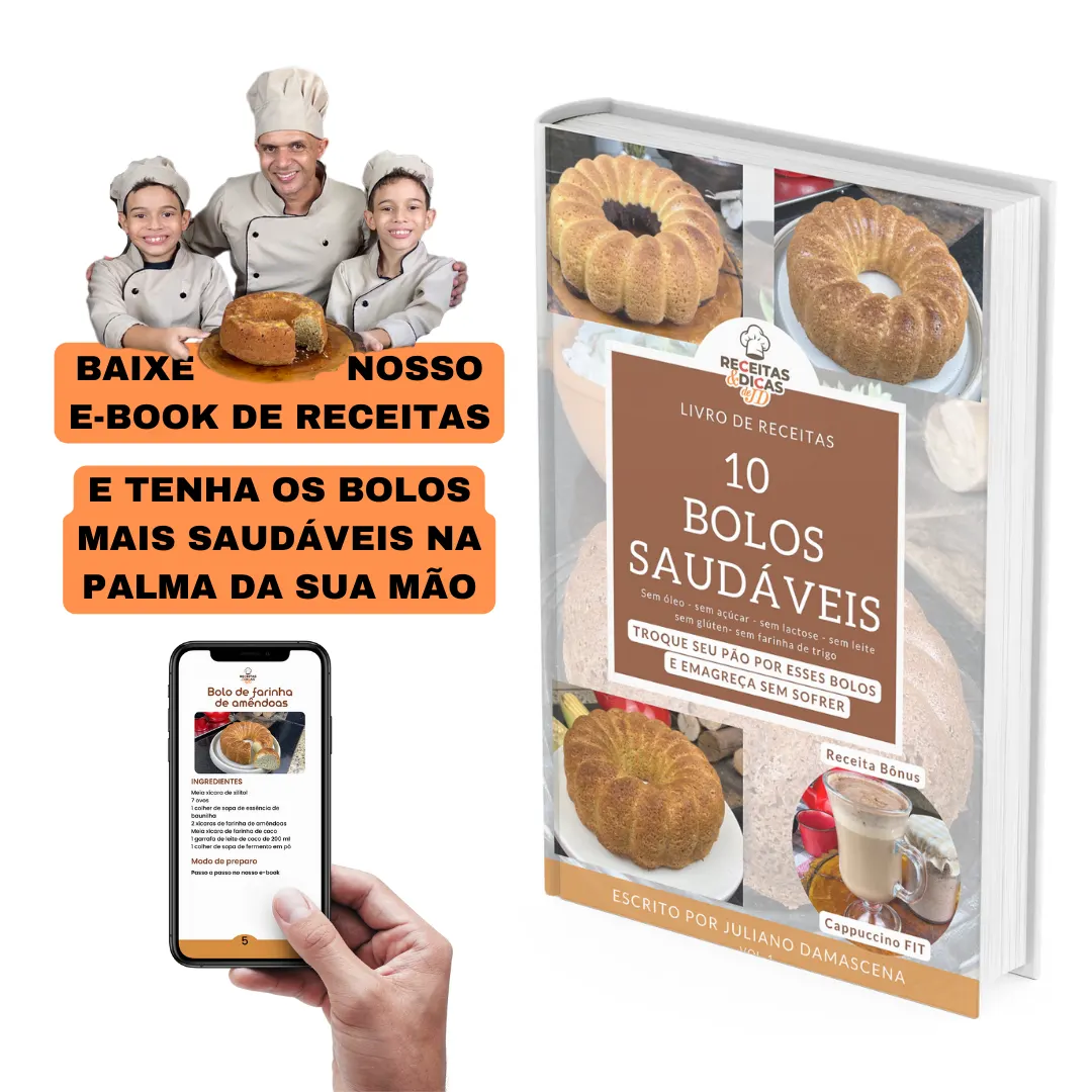 10 Bolos saudáveis