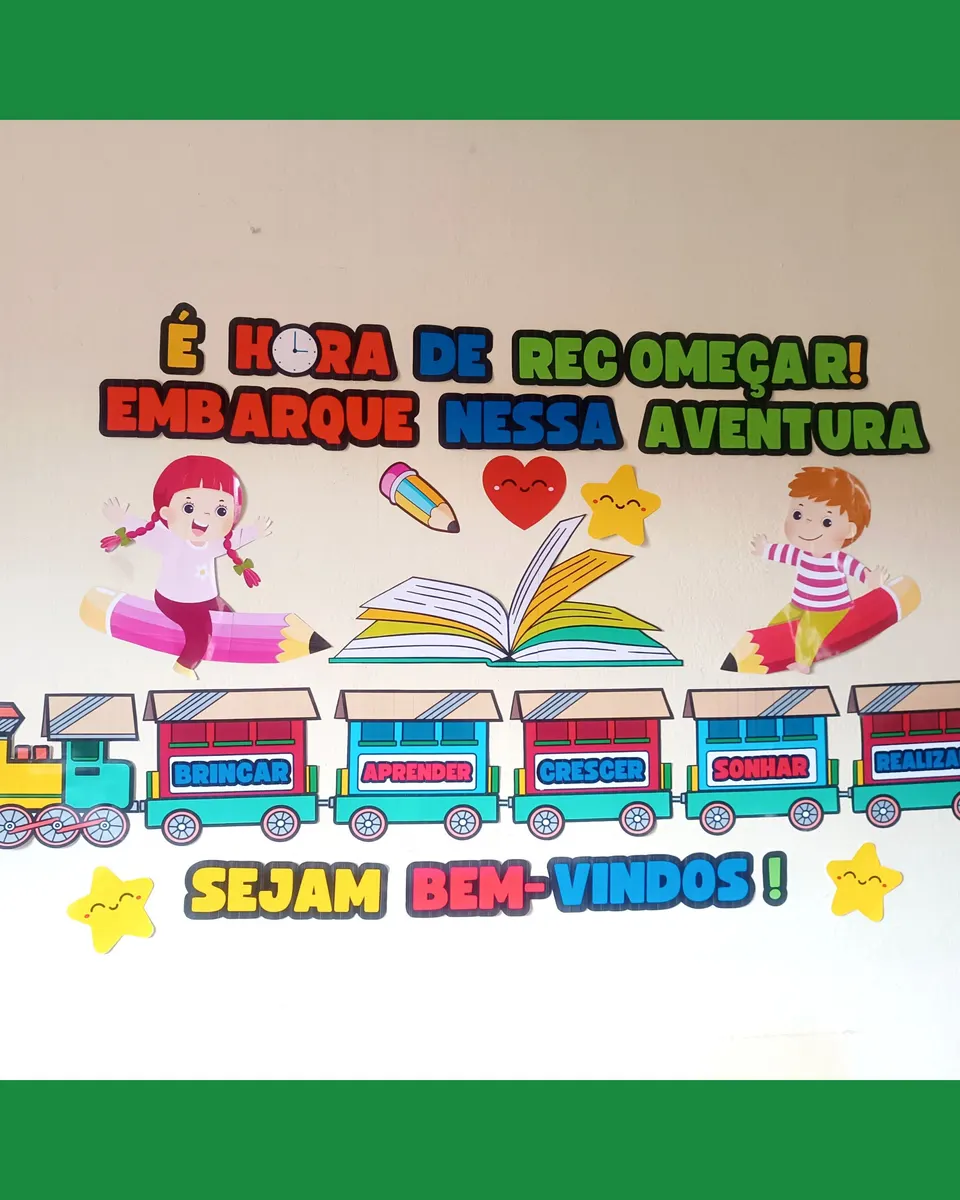 Painel volta às aulas - É hora de recomeçar!