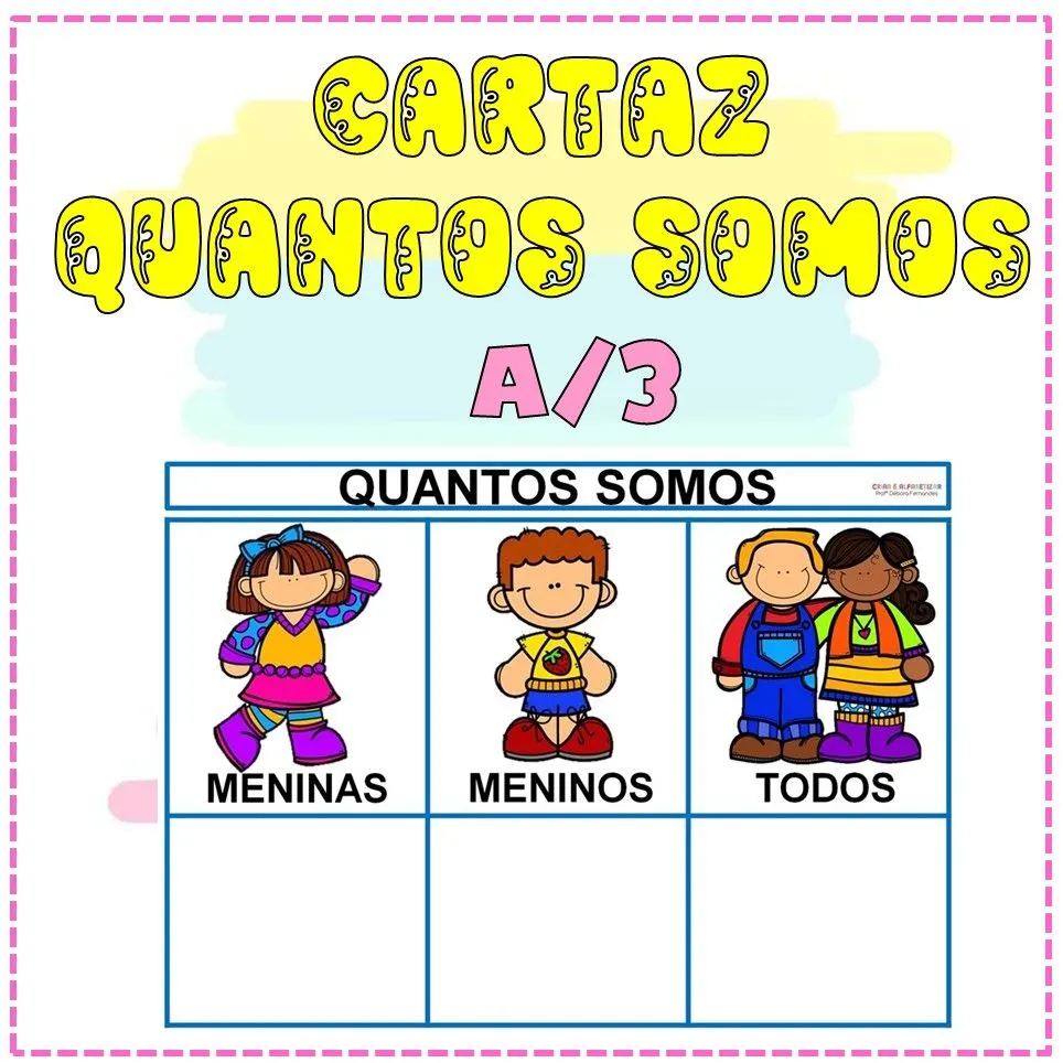 CARTAZ QUANTOS SOMOS NOVO MODELO