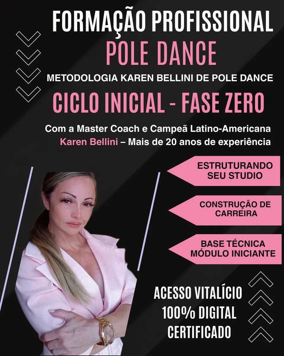 Formação Profissional para Instrutores de Pole Dance - Ciclo Inicial - Fase Zero
