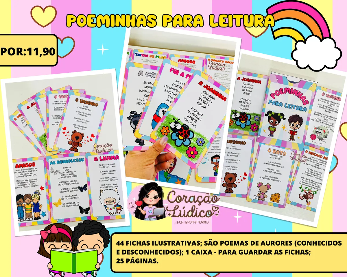 🌈Poeminhas para Leitura