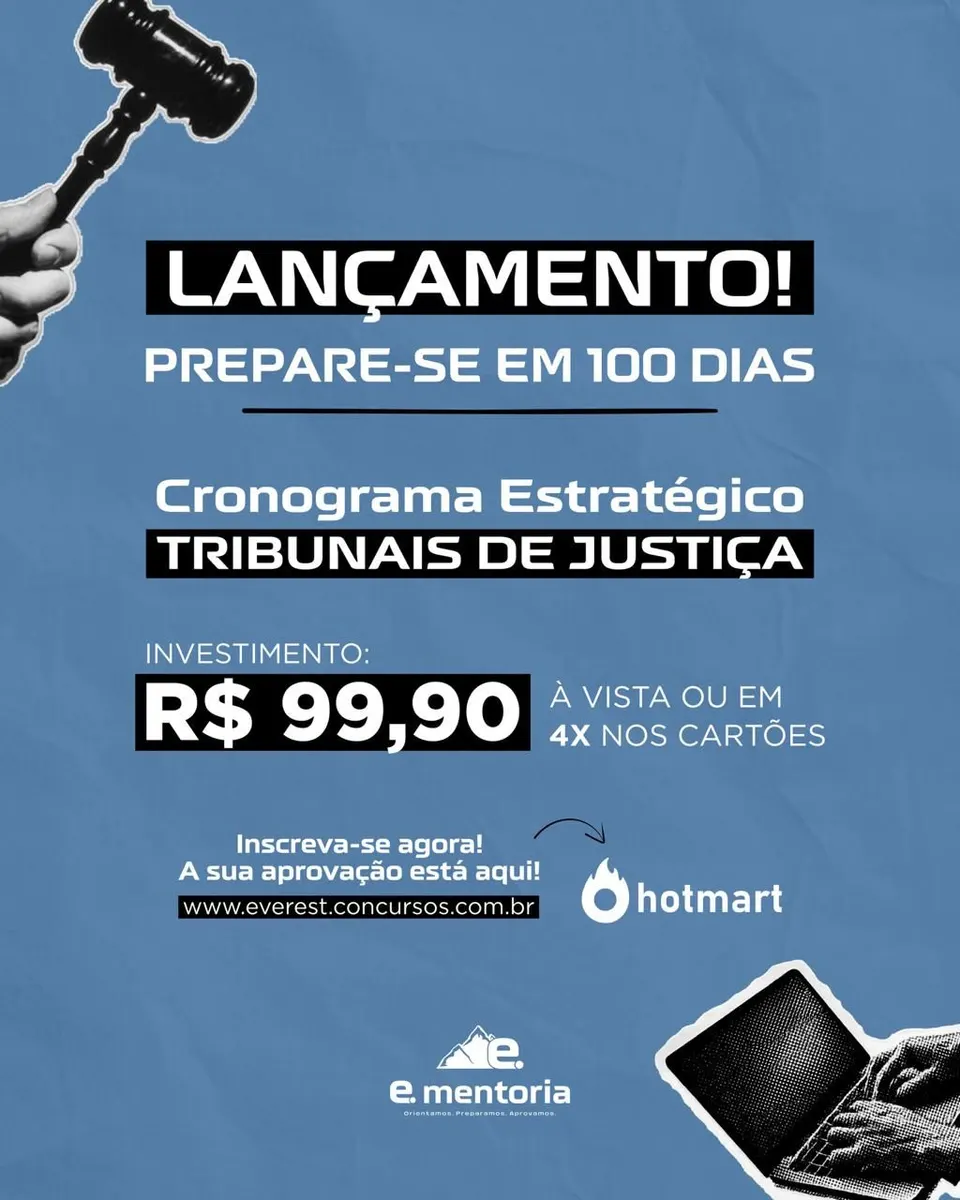 MENTORIA TRIBUNAIS | 100 DIAS | @E.MENTORIA