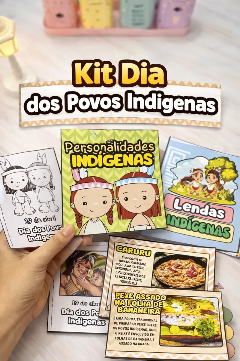 Kit de atividades para o dia do Indígena