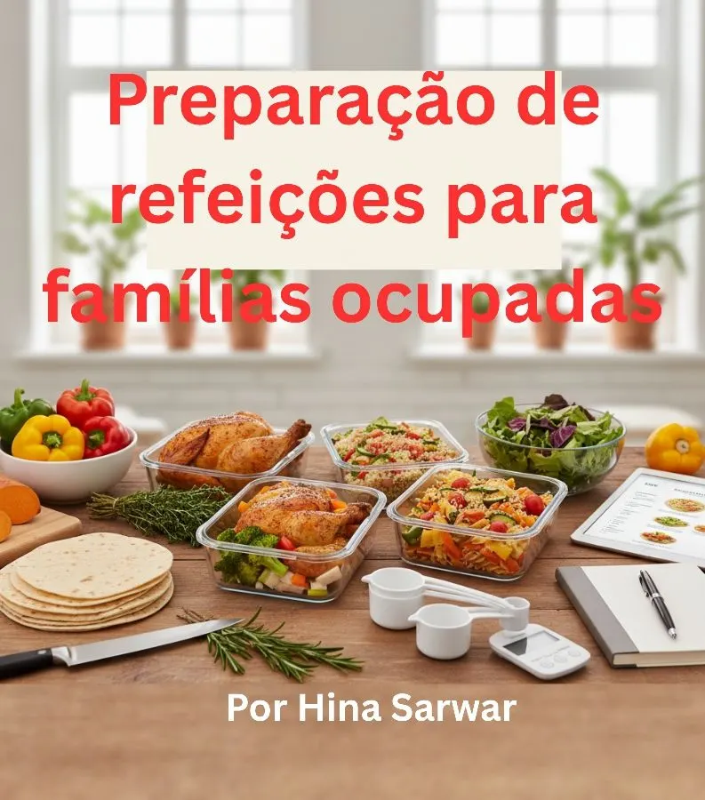 Preparação de refeições para famílias ocupadas