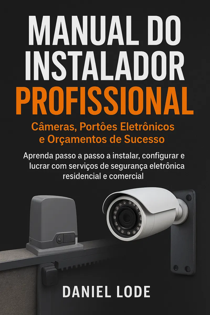 Manual do Instalador Profissional - Câmeras e Portões Eletrônicos + 4 Bônus