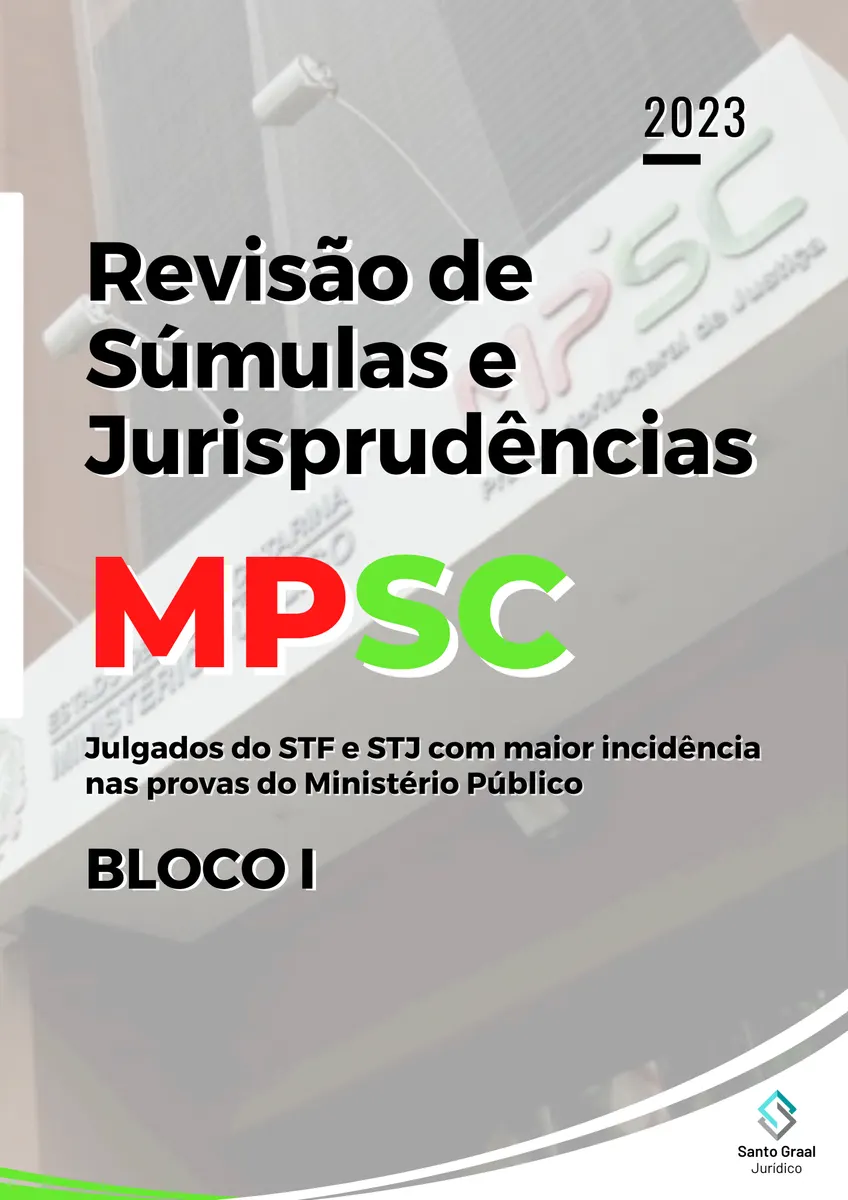 Revisão de Jurisprudência e Súmulas | MPSC