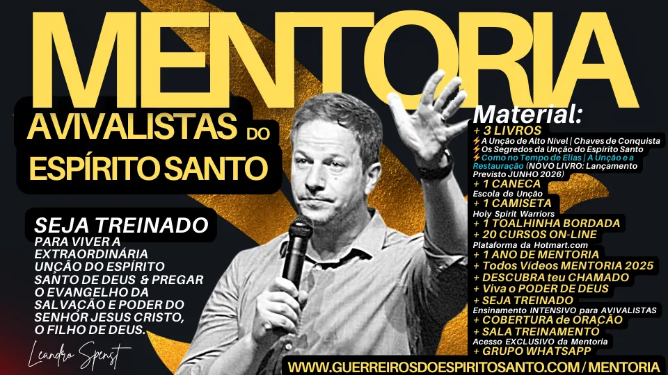 MENTORIA 2026 | LEANDRO SPENST | AVIVALISTAS DO ESPÍRITO SANTO