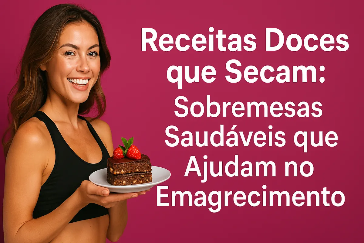 Receitas Doces que Secam: Sobremesas Saudáveis que Ajudam no Emagrecimento