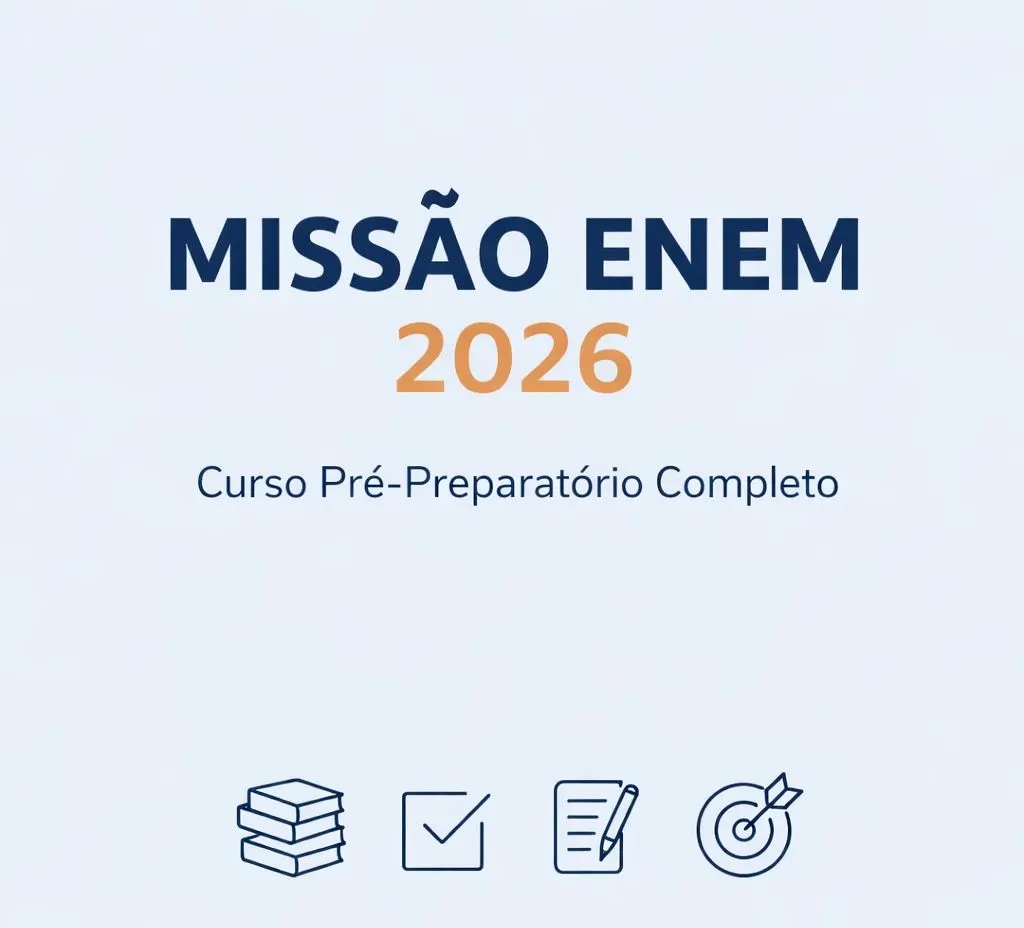 Pré-ENEM Estratégico 2026, o que ninguém te contou está aqui!