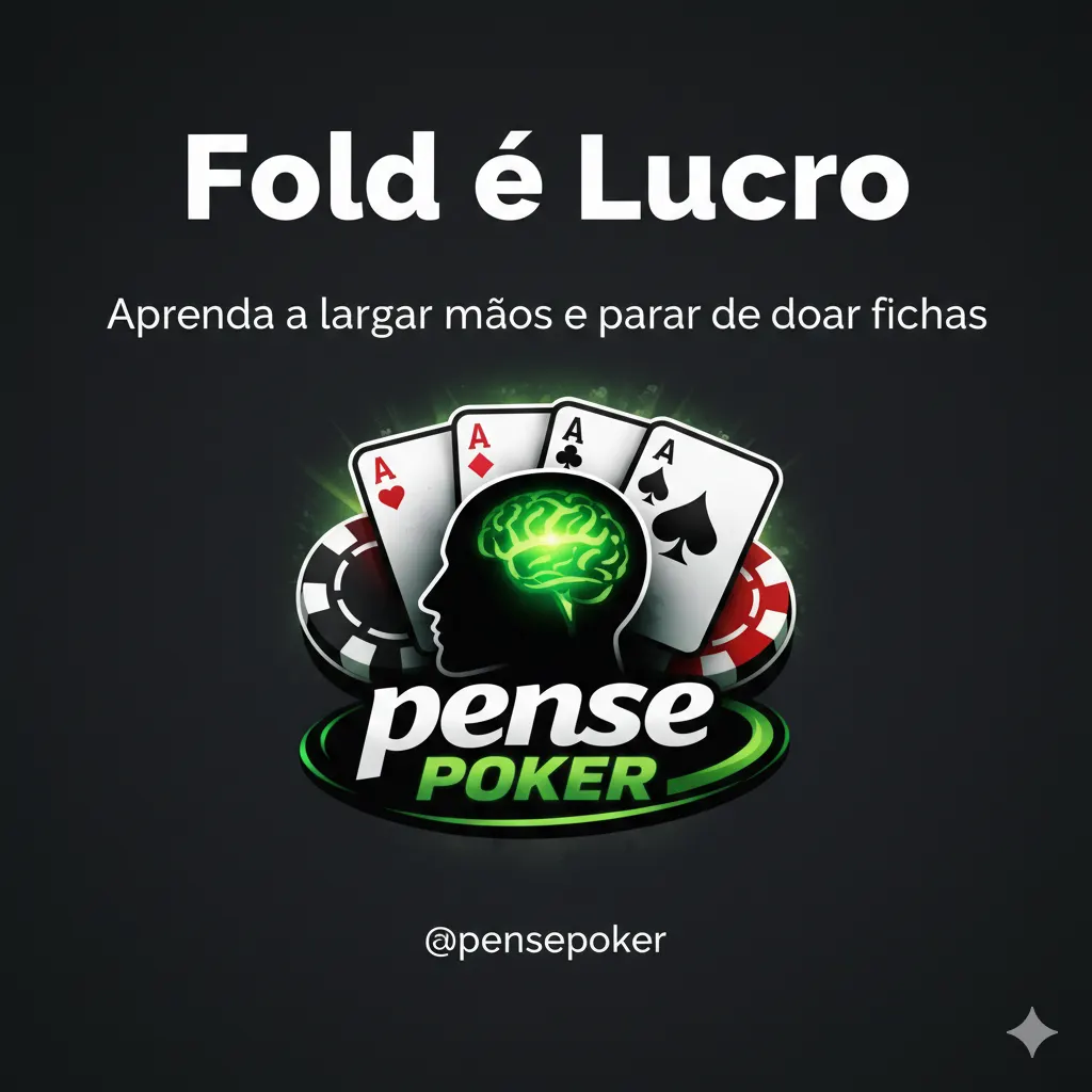 Fold é Lucro - Aprenda a largar mãos e parar de doar fichas