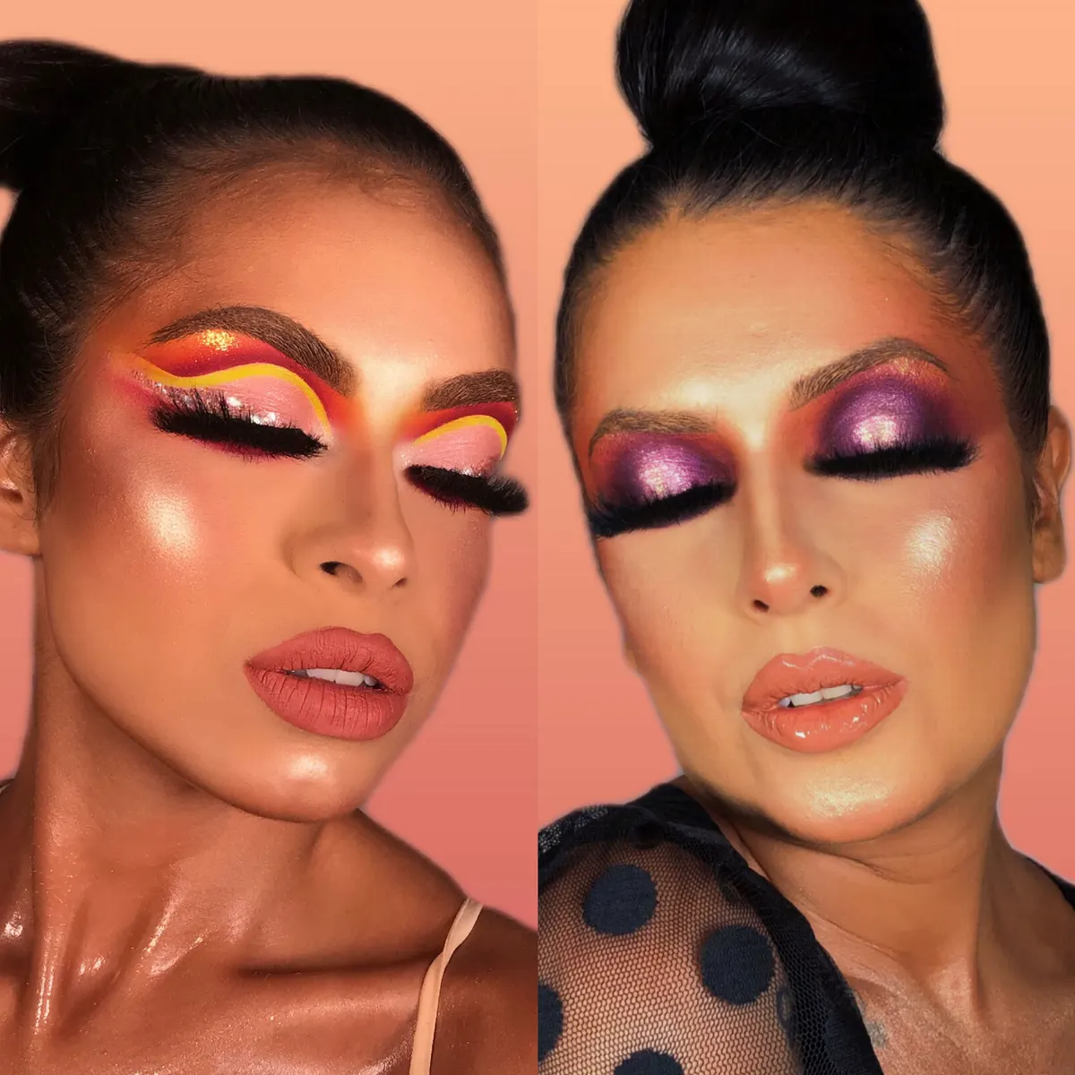 Curso de maquiagem Flávia Makes - Pálpebra luz + cut crease