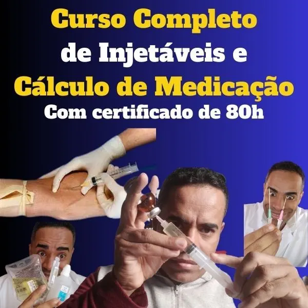 Curso Completo de Cálculo de Medicação e Injetáveis