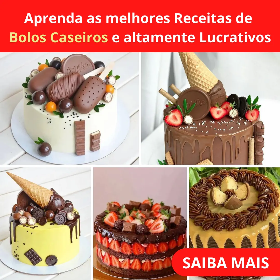 Delícias Caseiras: Curso Completo de Confeitaria para Bolos Incríveis