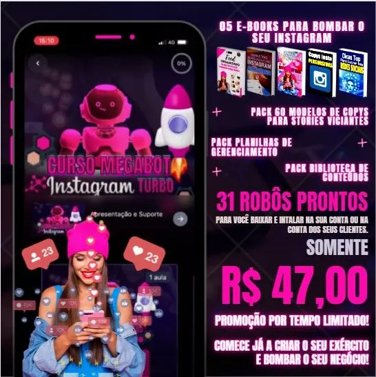 Curso Megabot Instagram Turbo