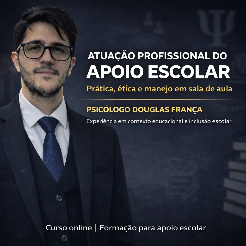 Atuação Profissional do Apoio Escolar: prática, ética e manejo em sala de aula
