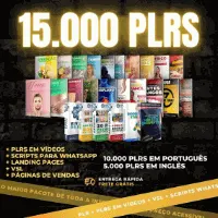 SUPER PACOTE PLR PREMIUM 15 MIL EBOOKS TRADUZIDOS (DIREITO DE REVENDA) ESTRUTA PLR 2024 COMPLETA
