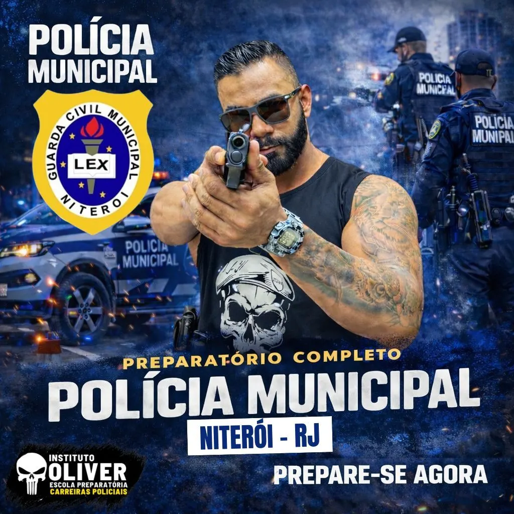 👮‍♂️ Preparatório Completo GUARDA MUNICIPAL de Niteroà 👮‍♂️ GCM - Instituto Óliver