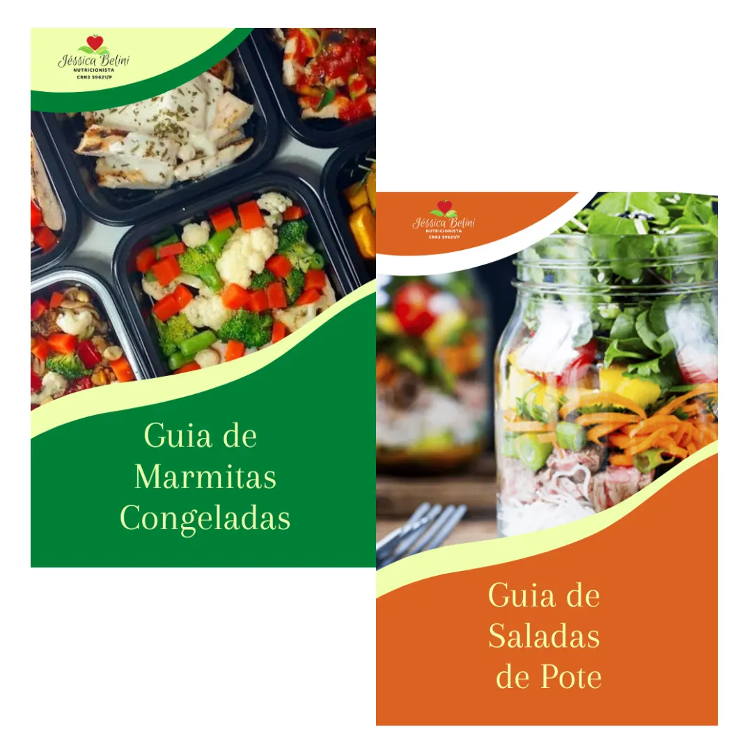 Kit Guia de Marmitas Congeladas + Guia de Salada de Pote