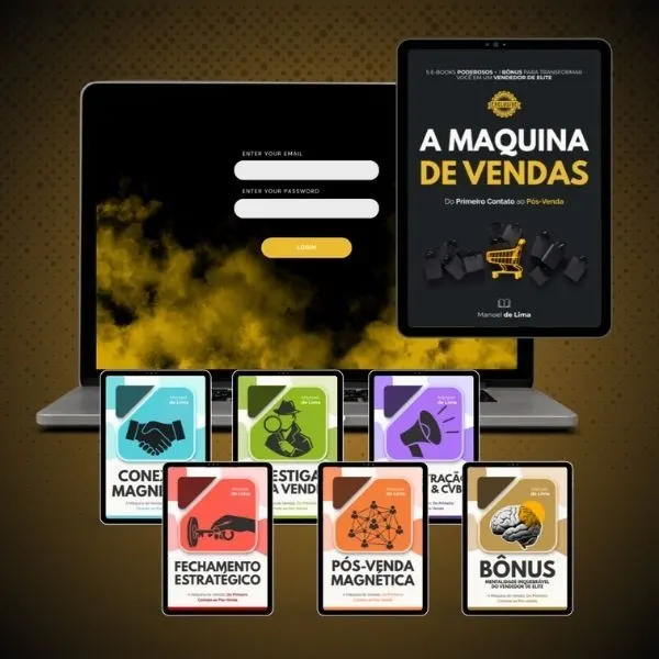 A Máquina de Vendas: 6 eBooks Poderosos para Transformar Você em um Vendedor de Elite