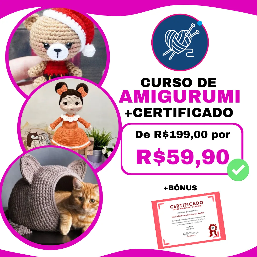 Curso Simplesmente Amigurumi
