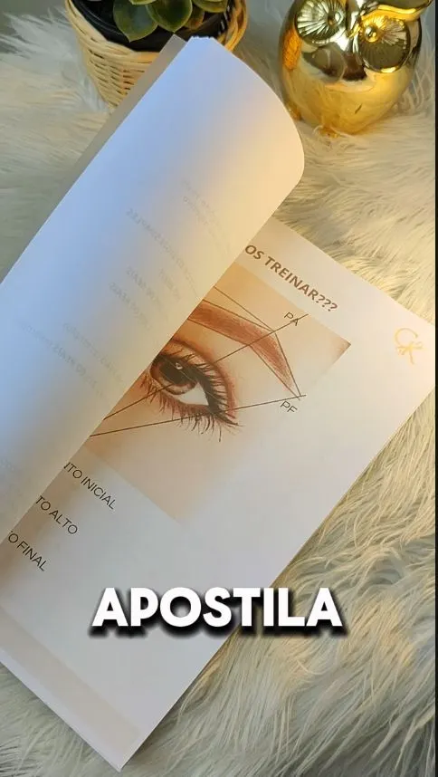 APOSTILA EDITÁVEL PARA CURSO DE DESIGNER DE SOBRANCELHAS