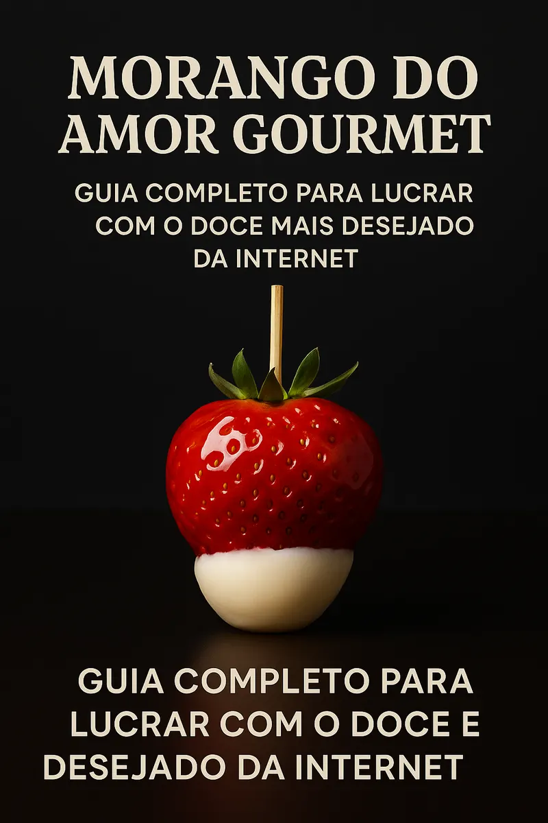 Morango do Amor Gourmet: Guia Completo para Lucrar com o Doce Mais Desejado da Internet Inclui Receita, Estratégia de Venda, Precificação, Checklist e Meta de Lucro