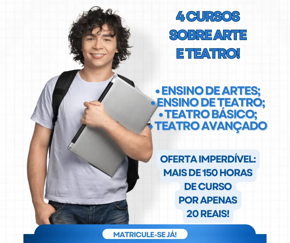 Combo - 4 Cursos em Arte e Teatro
