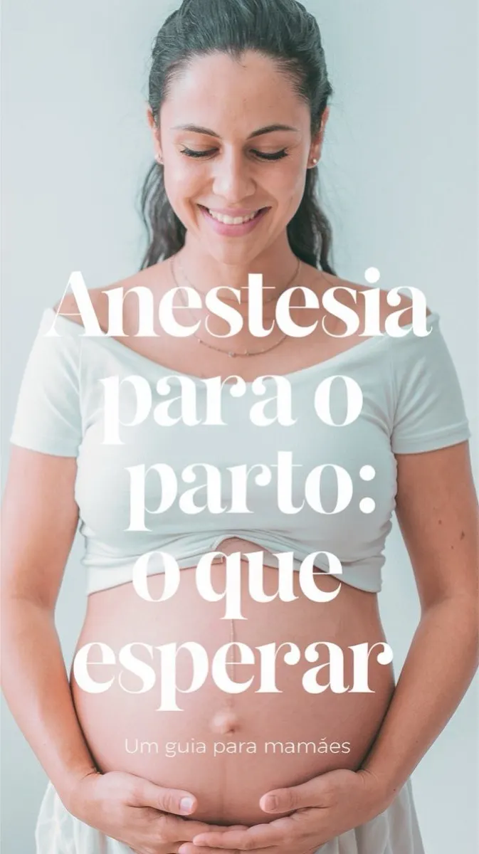 Anestesia para o parto: o que esperar