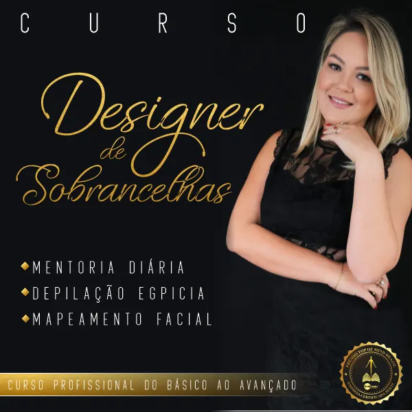 CURSO DE DESIGNER DE SOBRANCELHAS PROFISSIONAL COM EPILAÇÃO EGÍPCIA E MAPEAMENTO FACIAL