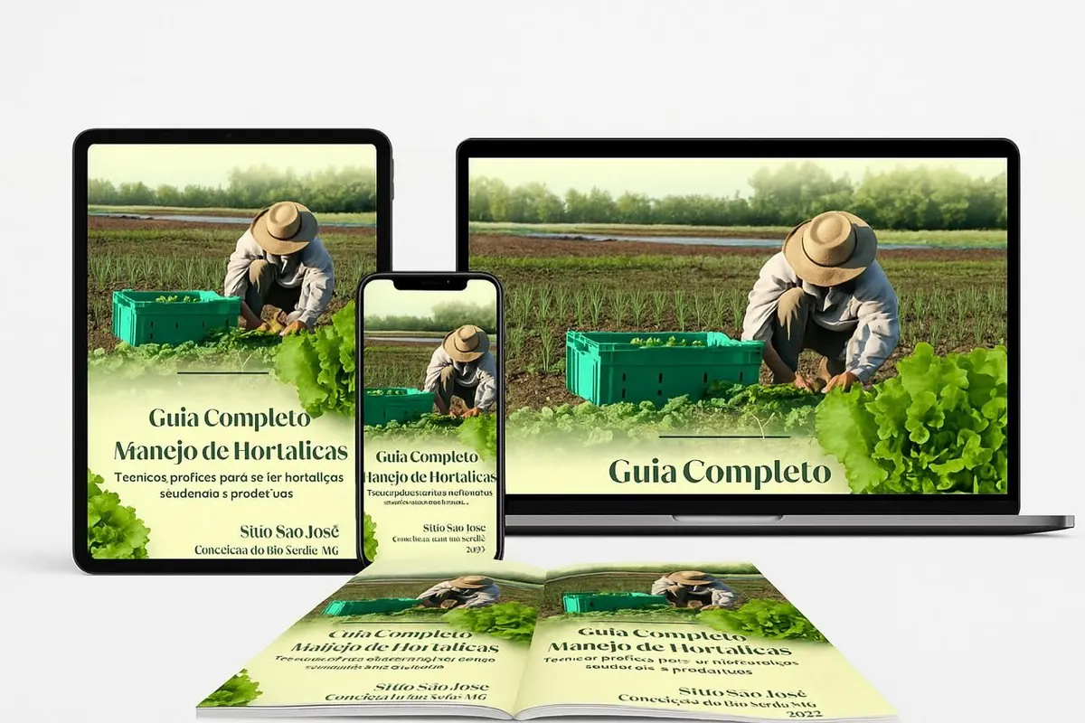 Guia Completo Manejo de Hortaliças - Técnicas práticas para se ter hortaliças saudáveis e produtivas, sem desperdício.